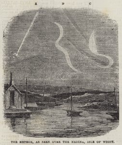 The Meteor, as seen over the Medina, Isle of Wight by English School