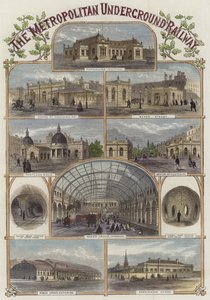 The Metropolitan Underground Railway by English School