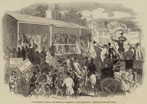 The Middlesex Election, the Hustings at Brentford at the Nomination on Wednesday by English School