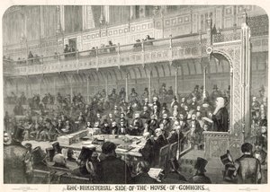 The Ministerial Side of the House of Commons by English School