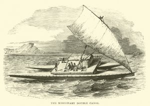 The Missionary Double Canoe by English School