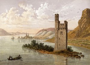 The Mouse Tower, Near Bingen on the Rhine by English School