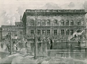 The National Portrait Gallery on Trafalgar Square by English School