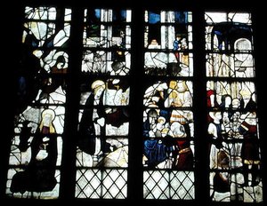The Nativity, Adoration of the Magi and the Presentation in the Temple (detail) by English School