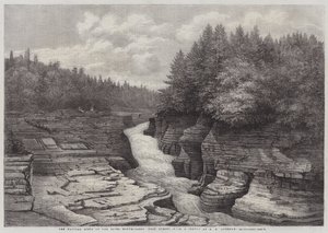 The Natural Steps on the River Montmorency, near Quebec by English School