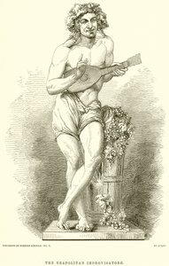 The Neapolitan Improvisatore by English School
