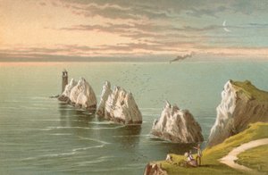 The Needles--Isle of Wight by English School