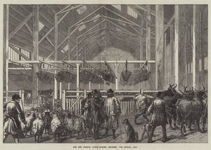 The New Foreign Cattle Market, Deptford, the Central Shed by English School