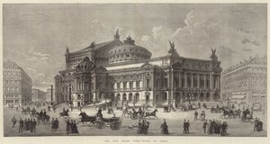 The New Grand Opera-House at Paris by English School