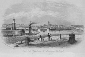 The New Lighthouse and Ramsgate Harbour