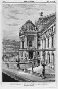 The New Opera-House, Paris (engraving) by English School