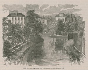 The New River Head, near the thatched house, Islington by English School