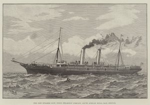The New Steamer Scot, Union Steamship Company, South African Royal Mail Service by English School