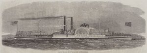 The New World, one of the Hudson River Steamers by English School