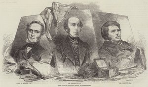 The Newly Elected Royal Academicians by English School