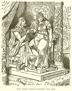 The Norse Myth--Oserich and Oda by English School