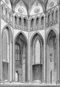 The Octagon, from the south-east, from Graphic and Literary Illustrations of Fonthill Abbey by John Britton, 1823 by English School