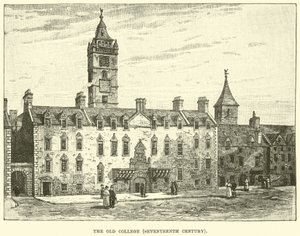 The Old College, Seventeenth Century by English School