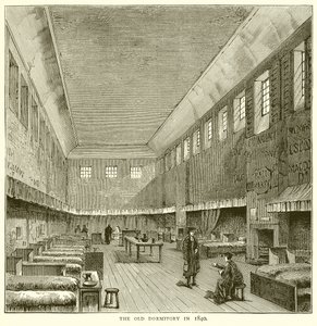 The Old Dormitory in 1840 by English School