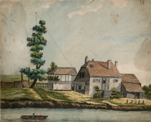 The Old Eel Pie House, Battersea by English School