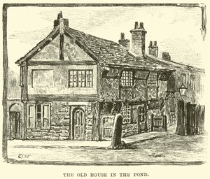 The Old House in the Pond by English School
