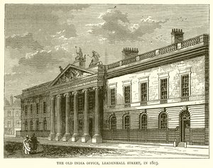 The Old India Office, Leadenhall Street, in 1803