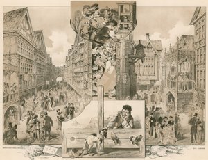 The Old London Street at the Health Exhibition; Whittington