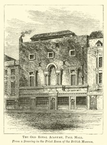The Old Royal Academy, Pall Mall by English School