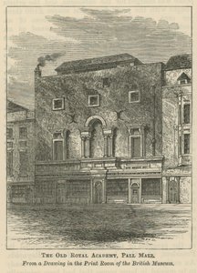 The Old Royal Academy in Pall Mall by English School