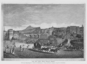 The Old Town, from Princes Street (engraving)