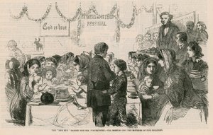 The One Tun Ragged Schools, Westminster, London - tea meeting for the mothers of the children