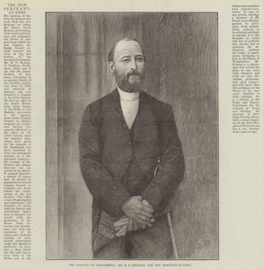 The Opening of Parliament, Mr H D Erskine, the New Serjeant-at-Arms by English School