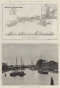The Opening of the Baltic Canal by English School