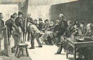 The Opening of the Royal Academy - The Selecting Committee at Work by English School
