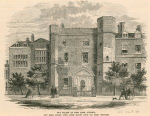 The Palace of King John, Stepney, London