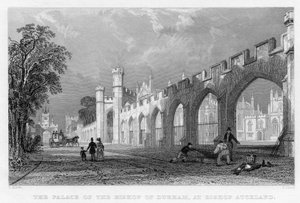 The Palace of the Bishop of Durham, at Bishop Auckland, 1833
