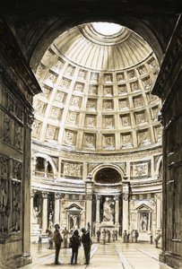 The Pantheon of Agrippa by English School