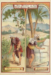 The Parables of Christ: The Parable of the Two Sons by English School