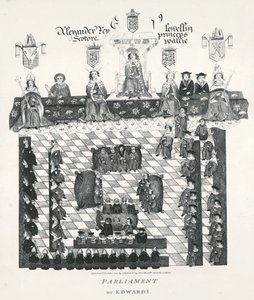 The Parliament of Edward I copy from the Wriothesley manuscript of c.1523, pub. in 1794 by English School