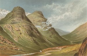 The Pass of Glencoe by English School