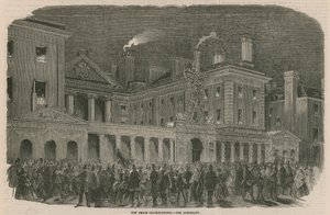 The Peace Illuminations at the Admiralty by English School