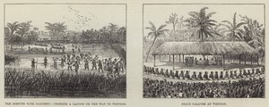 The Peace Palaver at Whydah by English School