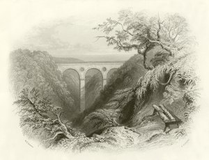 The Peaths Bridge and Ravine, Berwickshire