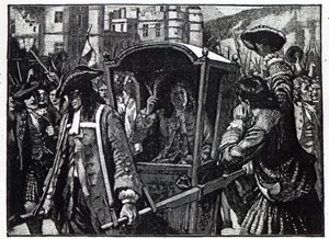 The People of Edinburgh Escorting the Duke of Hamilton to Holyrood Palace
