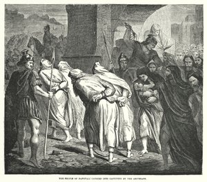 The People of Naphtali Carried into Captivity by the Assyrians (engraving) by English School