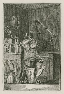 The Pewterer by English School