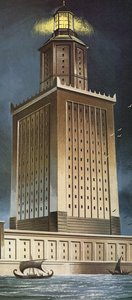 The Pharos Lighthouse by English School