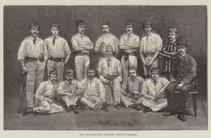 The Philadelphia Cricket Team in London by English School