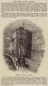 The Phoenix Tower, Chester (engraving) by English School