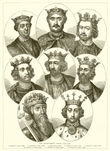 The Plantagenet Kings (1154-1399) by English School